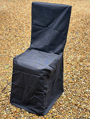 banqueting chair black cover